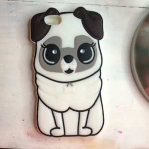 Cute silicone dog phone case